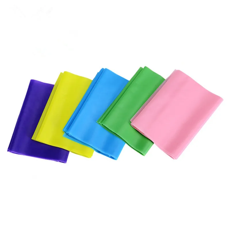 Natural Latex Stretch Training Strips Flat Resistance Band for Effective Exercise