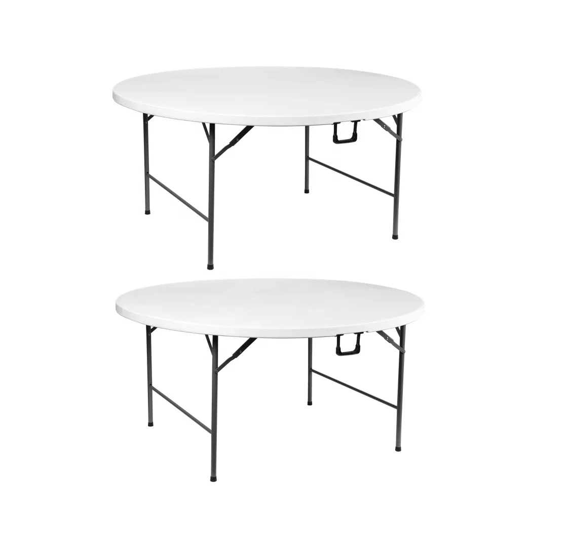 Factory Direct Wholesale SQ-RH152 Foldable Round Dining Folding Table