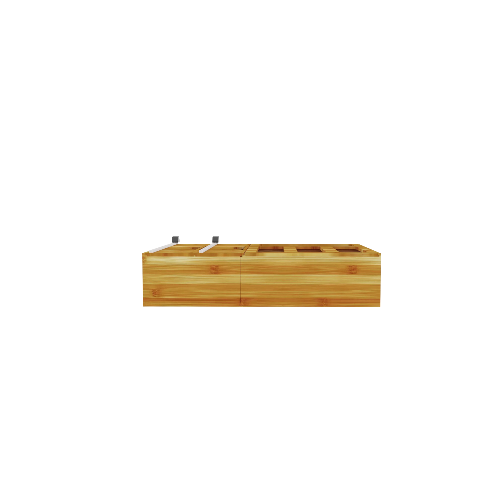 Customize Different Openings Kitchen Bamboo Ziplock Bag Storage Organizer