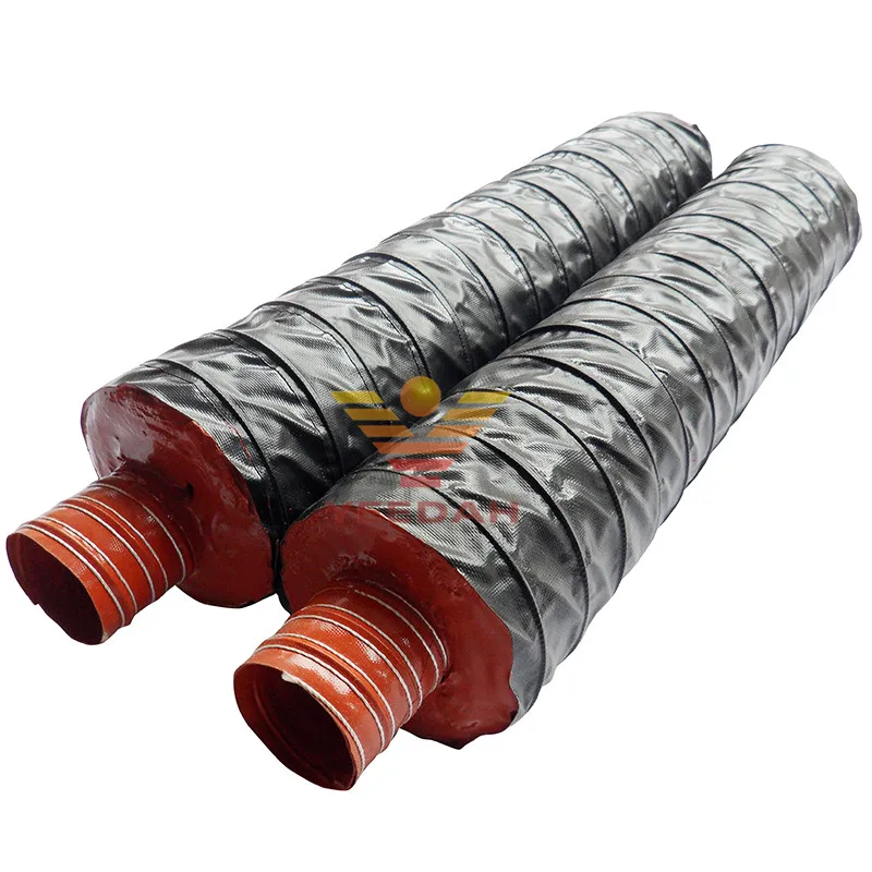 Wire flame retardant Thermal Insulation silicon steam hose