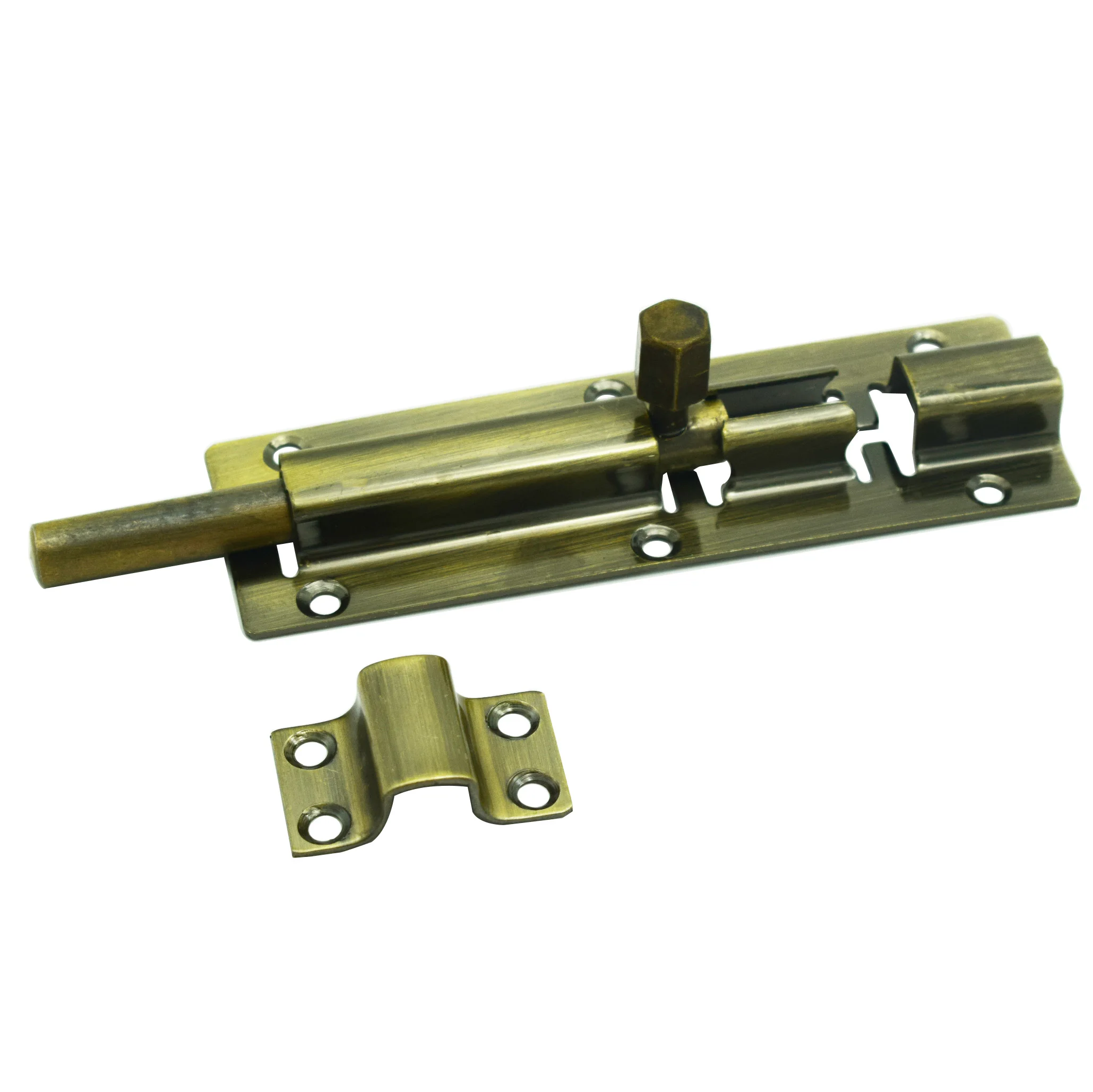 Wholesale Door Slide Bolt Lock with Antique Brass Finish  Iron or Stainless Steel Material for House