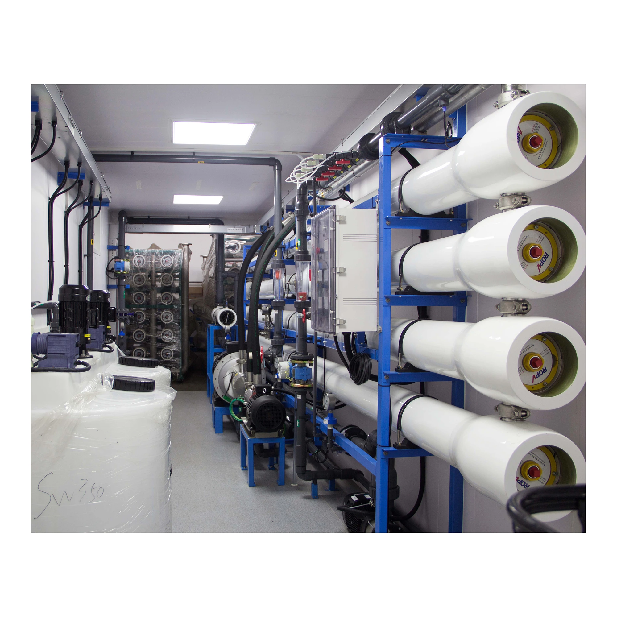 Mobile Desalination Plant Seawater Desalination Equipment Industrial Reverse Osmosis System