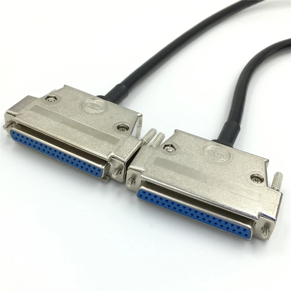 Hot DB37 Data Cable Male to Female Male to Male Female to Female 37 Pin Extension Cable 28AWG OD 10mm Pure Copper Double Shield