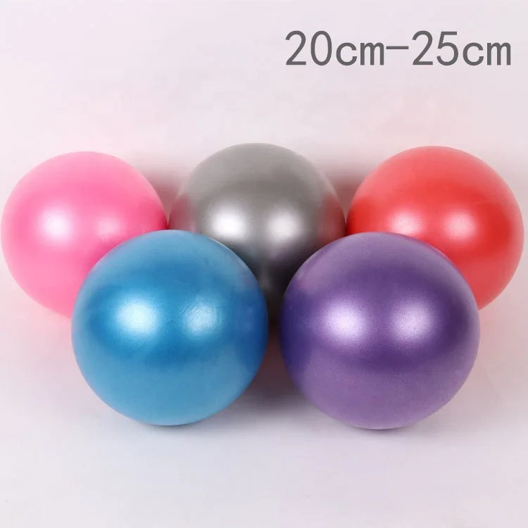 Pilates Ball Mini Yoga Balance Ball Exercise Gym Fitness Accessories Wholesale 20-25 cm PVC Small Yoga Ball