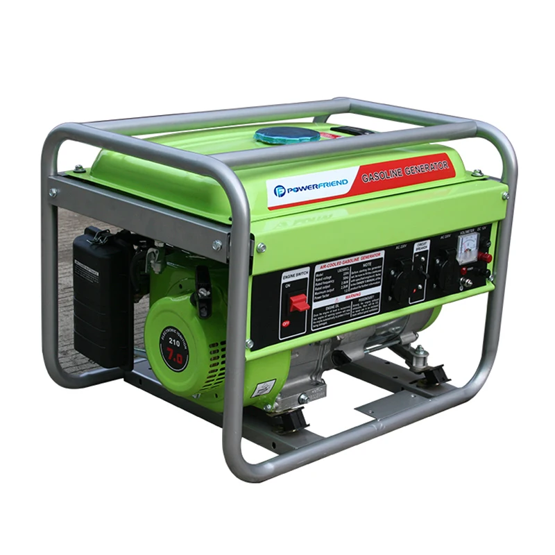 Маленький портативный бензиновый генератор с воздушным охлаждением 6,5/6,0 кВт, цена 7500, распродажа