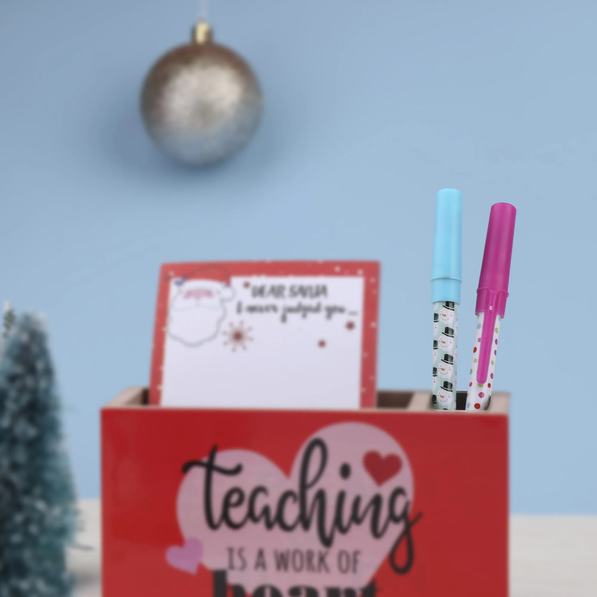 Рождественский узор, чернильные ручки 5ct с праздничным принтом, дешевые пластиковые шариковые ручки