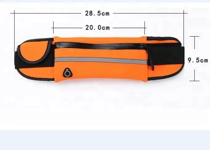 Popular Breathable Waterproof Sports Cycling Chest Handbag Unisex Fanny Pack Ladies Waist Bag