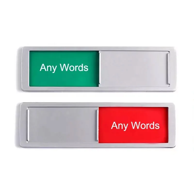 Wholesale Rectangle Shape Acrylic Door Signs Refrigerator Magnet with Cheap Price