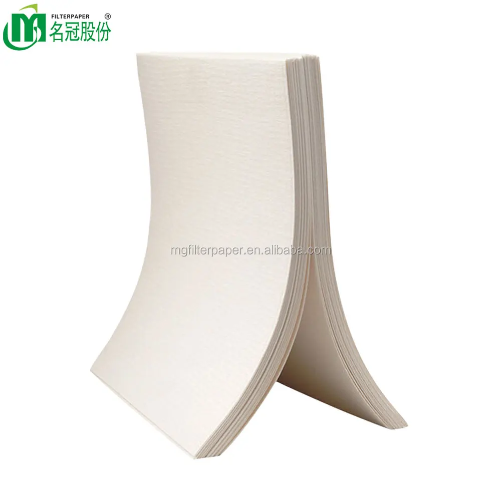 Mingguan nonwoven cooking oil filter paper envelope filter paper with hole one side