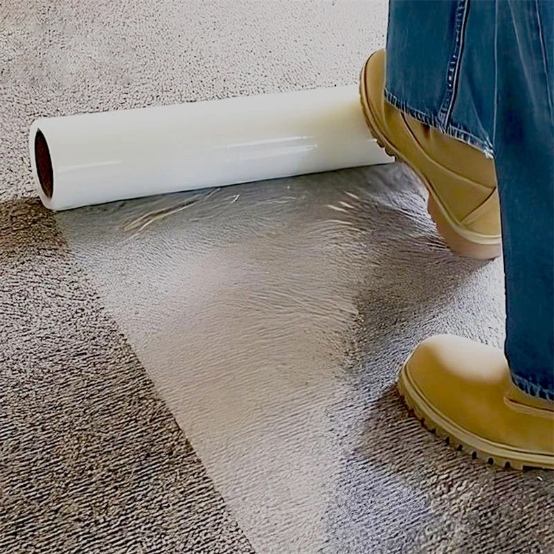 Latest Product Pe Adhesive Automotive Carpet Protective Film Roll plastic protective film For Car Carpet