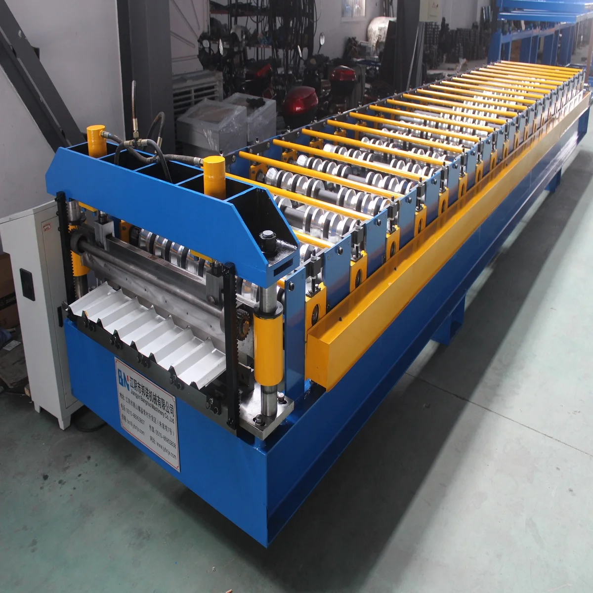 Steel Profile Metal Roofing Making Machine Construction Sheet Roof Cold Roll Forming Equipment