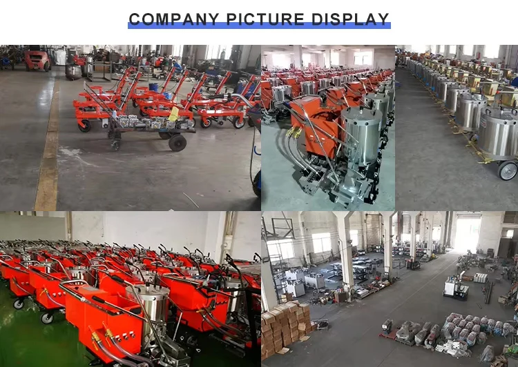 Factory price hand push Self Propelled 15 cm marking shoe 20 cm 30 cm modern road line marking machine