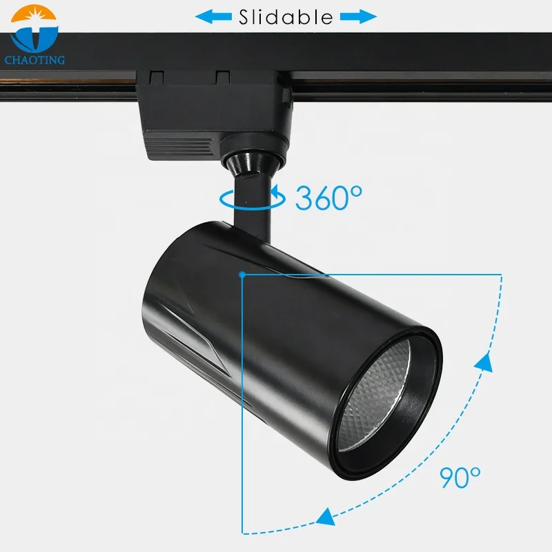 Conductive Fitting Fixture Accessories Photo Studio Ceiling Rail 12W 10W Led Lighting System Track For Track Lighting
