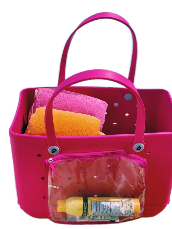 Factory OEM ODM Large Medium Small Bogg handbag Waterproof durable Rubber Silicone EVA Foam Beach Bag EVA Rubber Bag