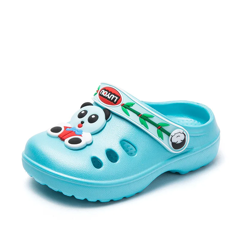 
Wholesale EVA Children Sandals Panda Design Garden Clogs Shoes 