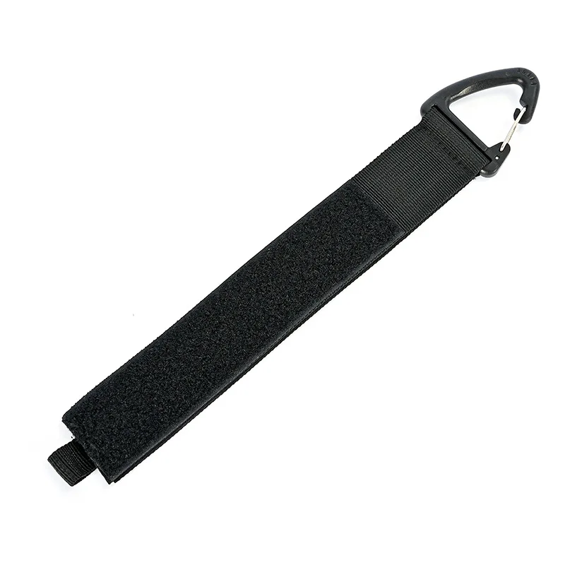 Mountaineering buckle gravity cargo nylon binding belt water pipe storage and finishing belt hanging self-adhesive Velcres strap