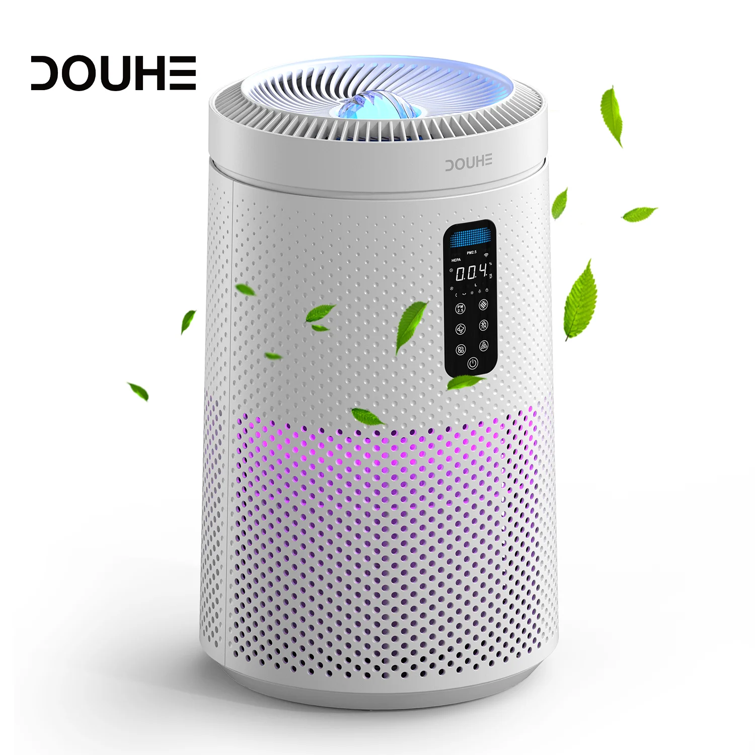 DOUHE 400 CADR advanced technology Laser Level Portable Digital LED Starry Sky Lamp oxygen Air Cleaner HEPA Air Purifier