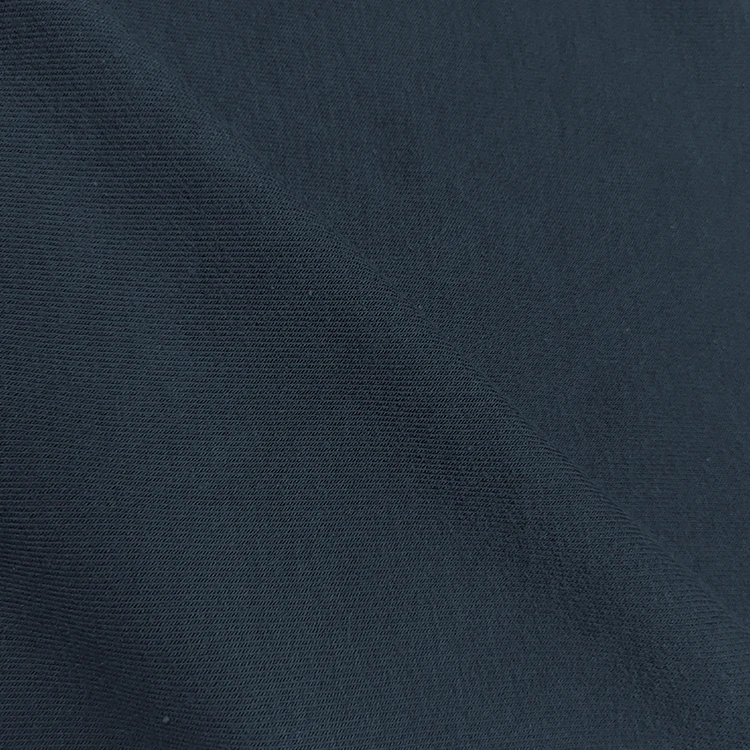 UPF 50 Organic Cotton Bamboo Polyester Spandex Blend French Terry Knitting Fabric for Sweatshirt