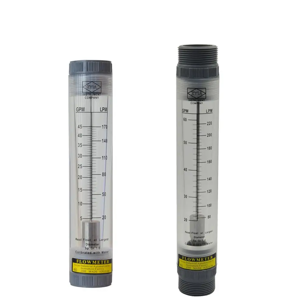 
high quality low price industrial PVC float variable RO water flow meter 