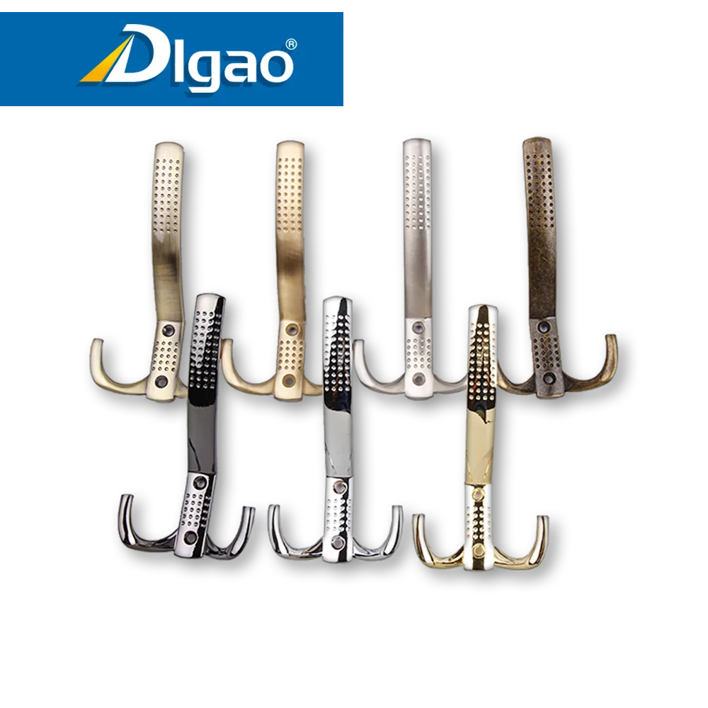 Furniture hardware accessories bedroom wall hanging decorative hook zinc alloy modern clothes hat coat hooks