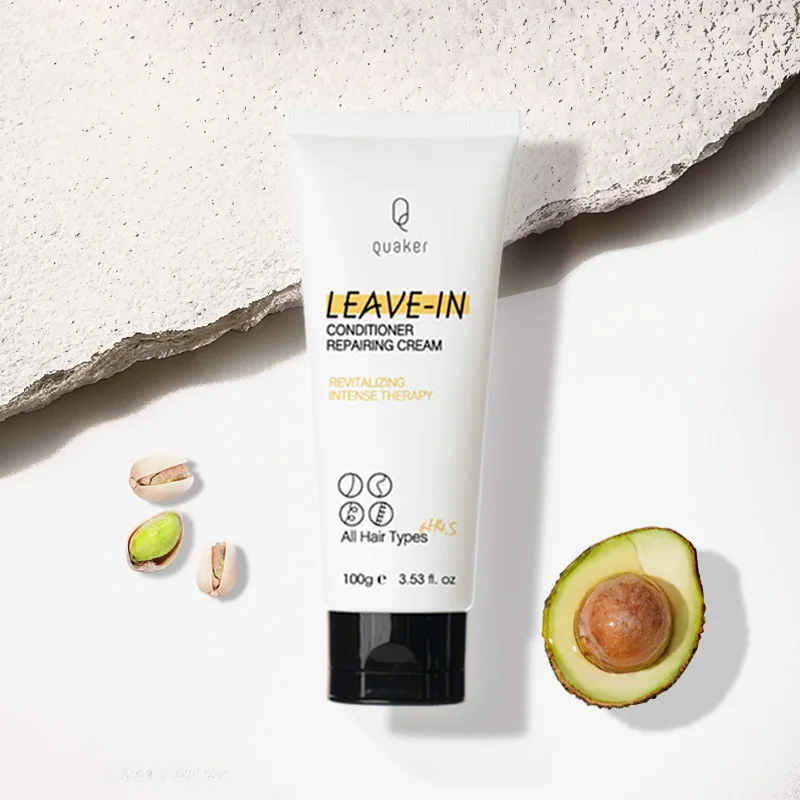 Qquaker Rinse Free Hair Moisturizer Keratin Repair Hair Treatment Private Label Hair Leave In Conditioner