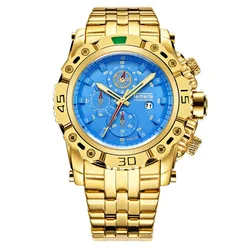 OEM ODM TEMEITE 013G wholesale gold mens quartz watch low cost heavy duty waterproof date display luxury new business wristwatch