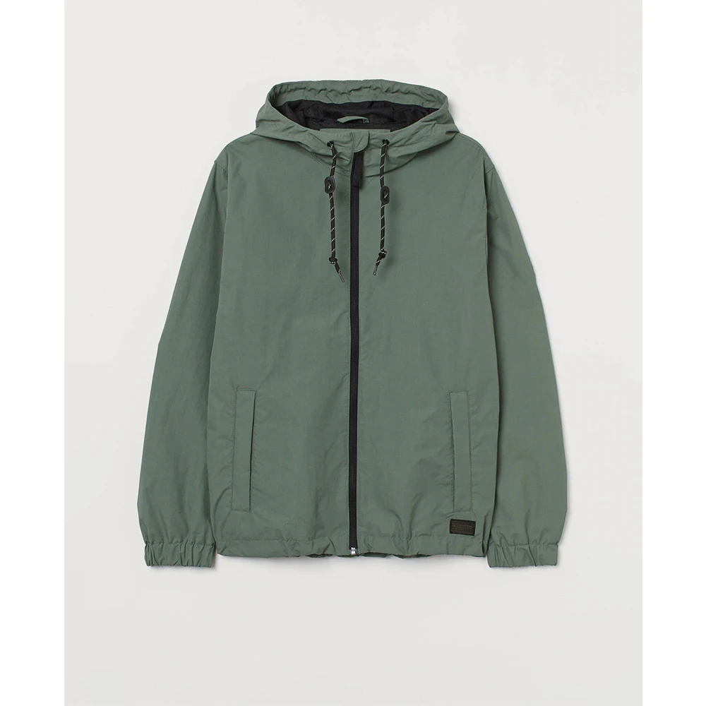 Мужская индивидуальная хип-хоп на молнии Oem легкая нейлоновая Водонепроницаемая мужская Толстовка ветровка оптовая продажа куртки на заказ ветровка куртка