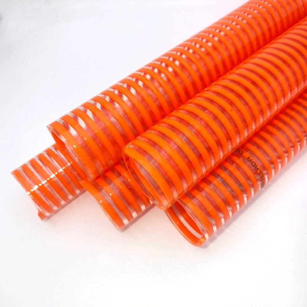 Flexible Spiral Helix Water Delivery PVC Suction Pipe Farm Irrigation Industrial PVC Water Sucion Hose