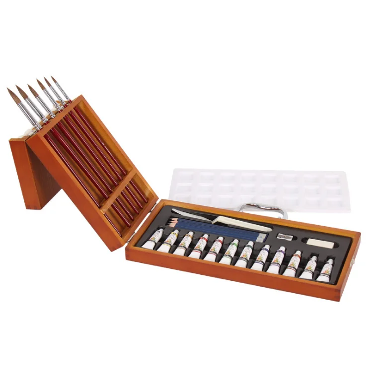 Art Supplies Watercolour  wooden box Art set  for Aritst student