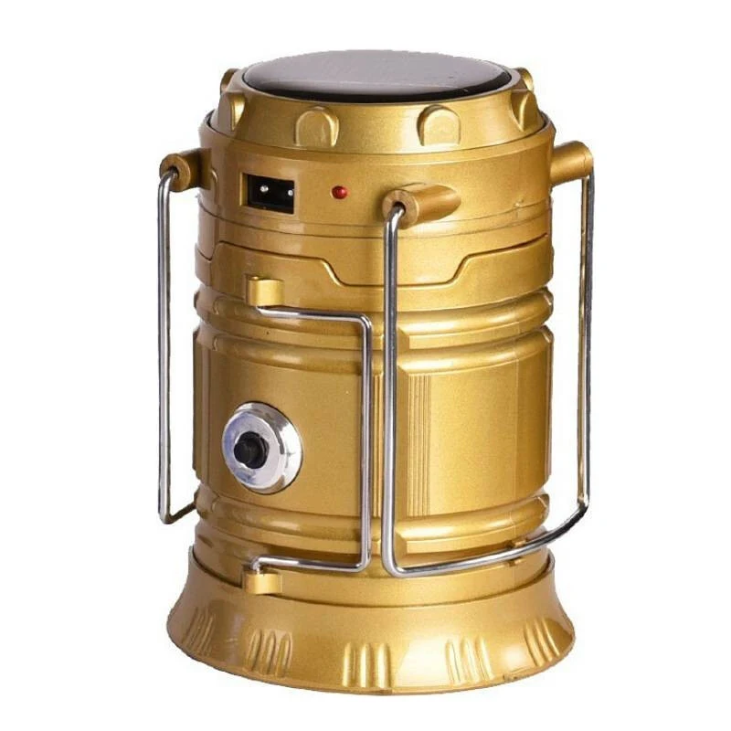 Chinese Manufacturer Solar Charging Led Camping Tent Light Waterproof Flashlight Emergency Light