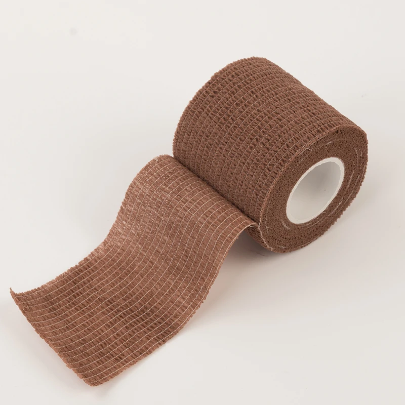 
medical usage self-adhesive bandage with different color good elastic bandage with non woven material 
