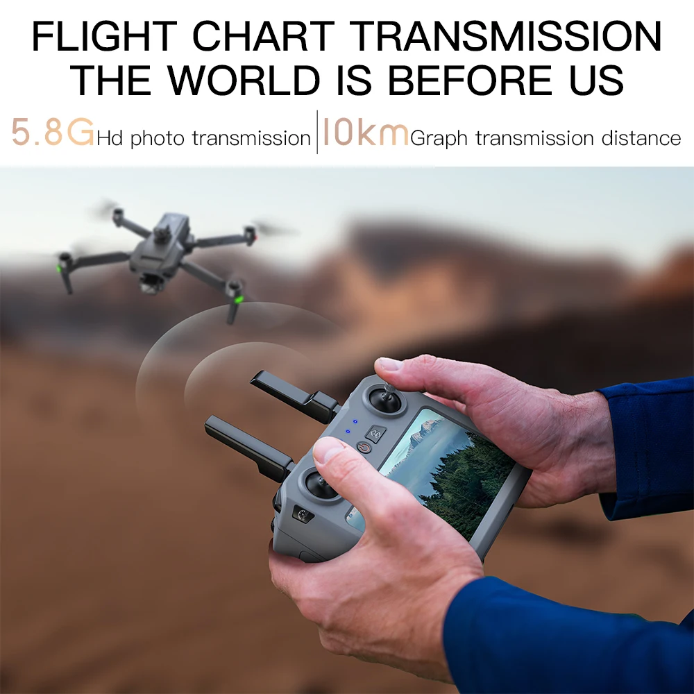 Newest SG909 4K Drones GPS 5G WiFi Foldable Quad Copter Obstacle Avoidance Optional Touchscreen Remote Controls 10Km Plastic Pro