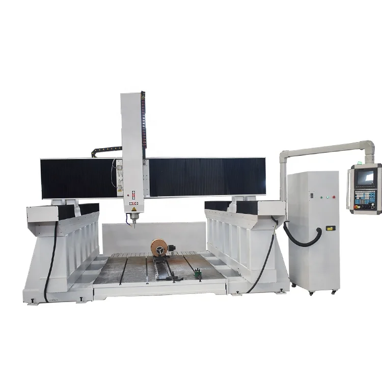 4 axis cnc router machine suitable for Wooden furniture door table cabinet etc. 3D processing design with rotary device