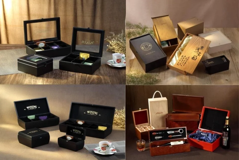 
High quality handmade wooden keepsake box picture photo frame lid 