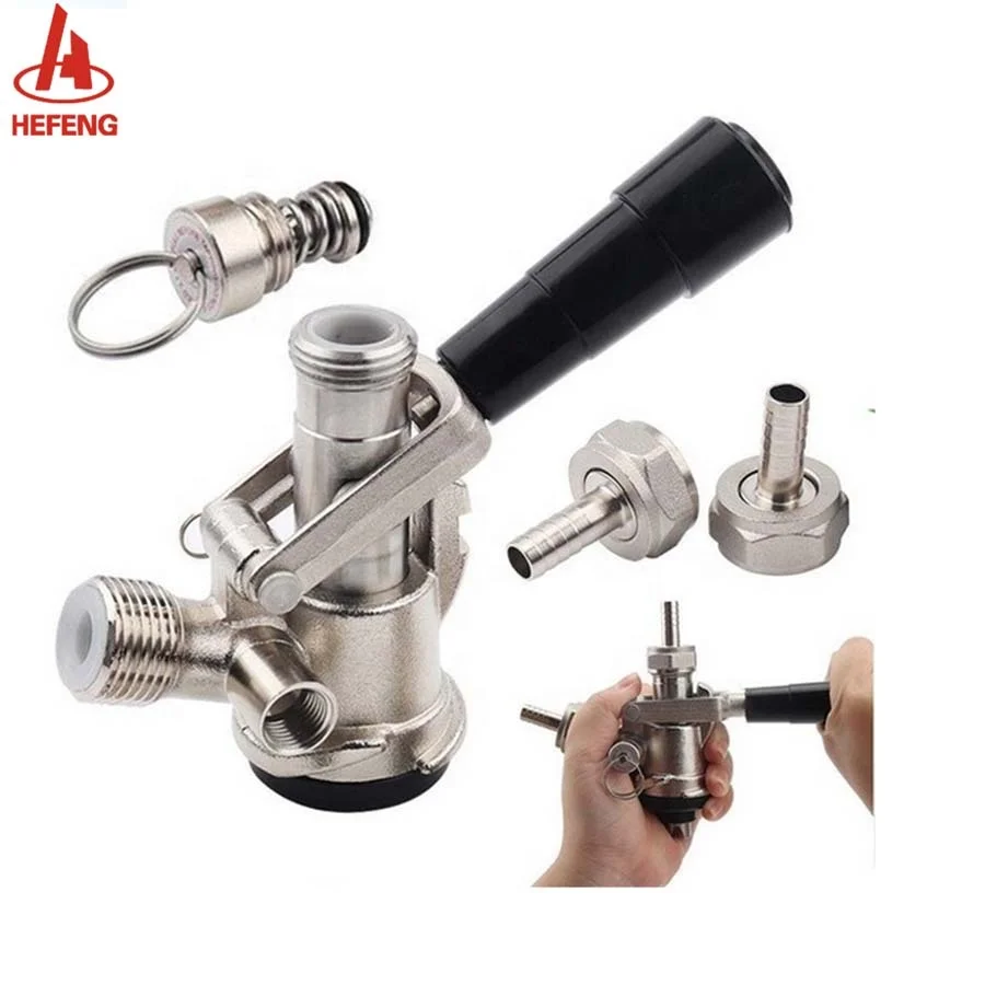 Beer keg coupler dispenser  for  S A D G M U  type vale spear