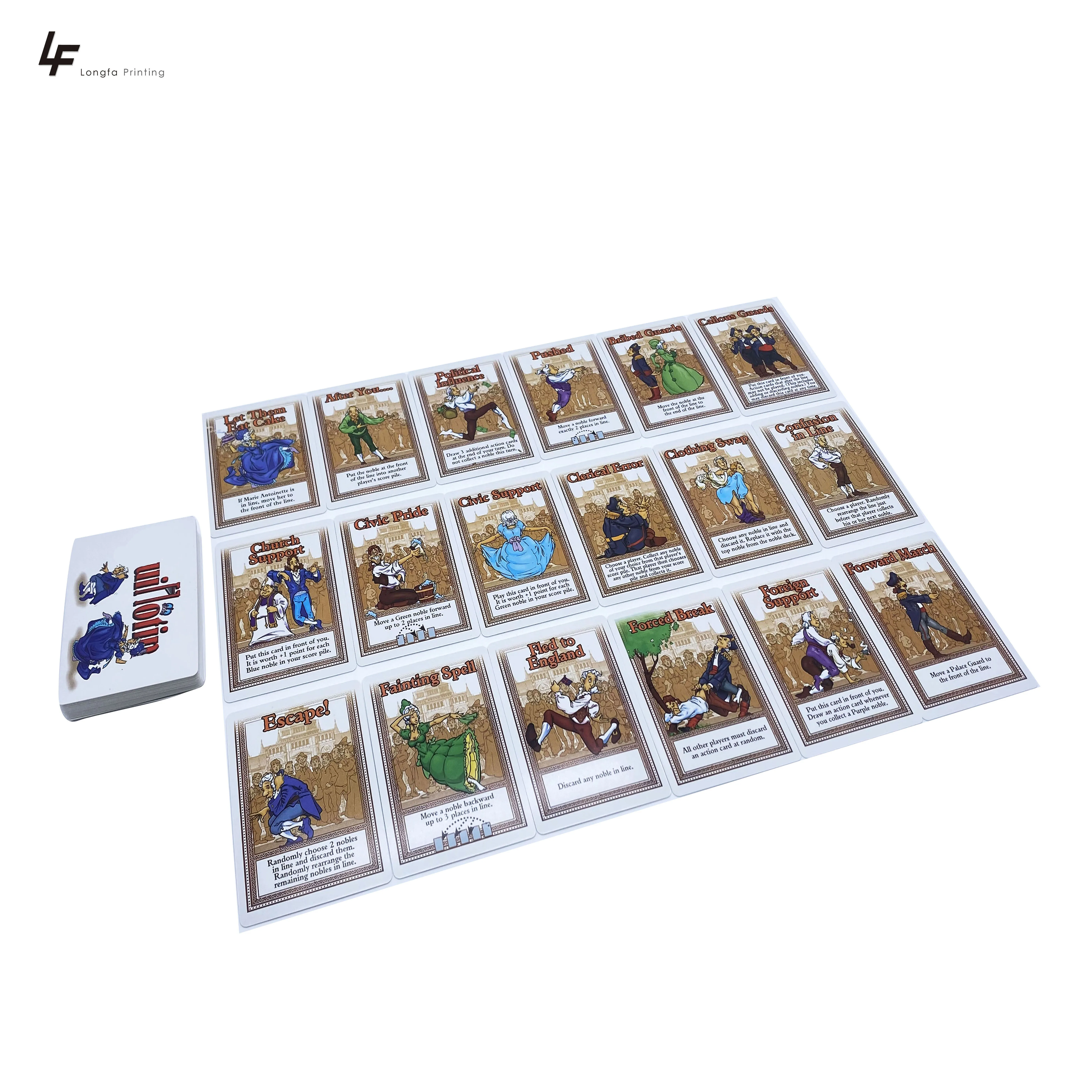 High Quality Poker Size Games For Advertising Wholesale Memory Card Game Custom Printing