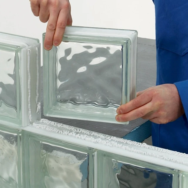 145*145*80Mm Color Glass Bricks Blocked Glass Bricks For Bathroom And Kitchen