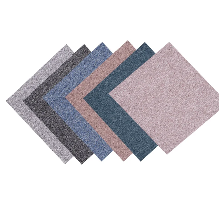 XNuoAo Cheap Price Office Commercial Bitumen Backing Plain exhibition carpet tiles 50x50