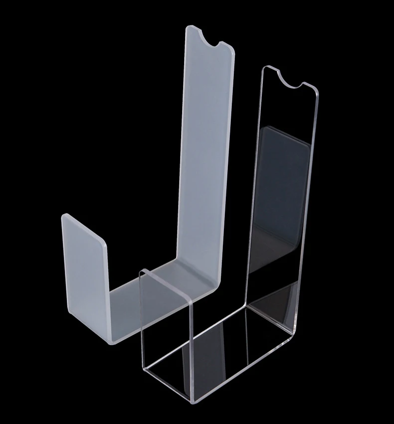 Boutique Shoe Section Display Clear High Heel Acrylic Shoes Display Rack Transparent Accessories Slanted Shoe Display