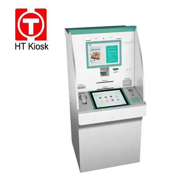 Foreign currency exchange Local cash coin exchange cash coin recycler thermal receipt printer customized kiosk