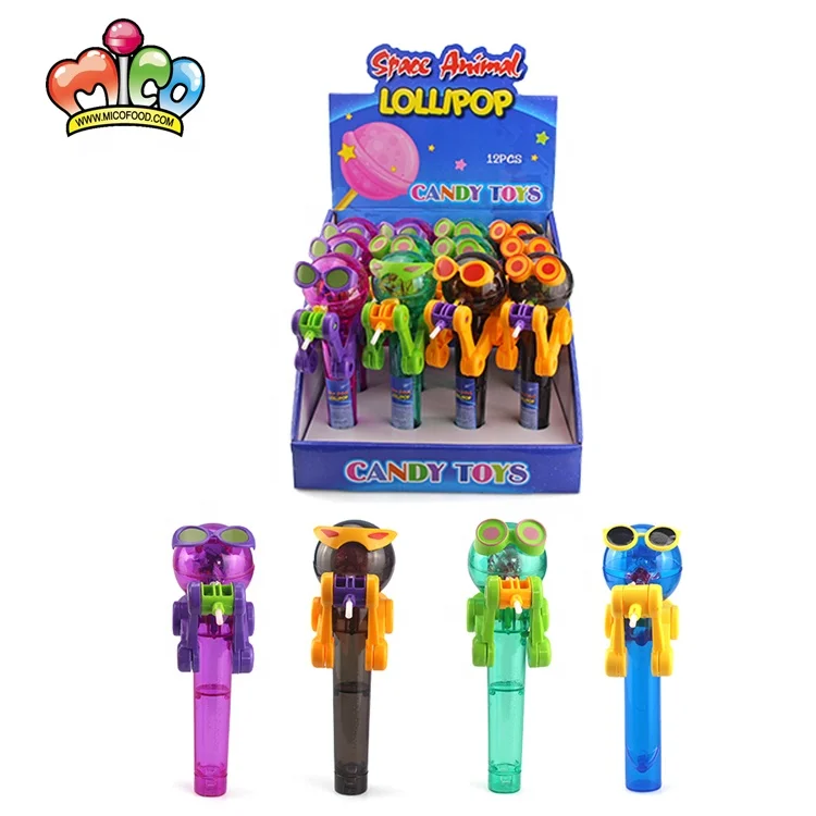 Cartoon colorful confectionery plastic foot maze toy candy