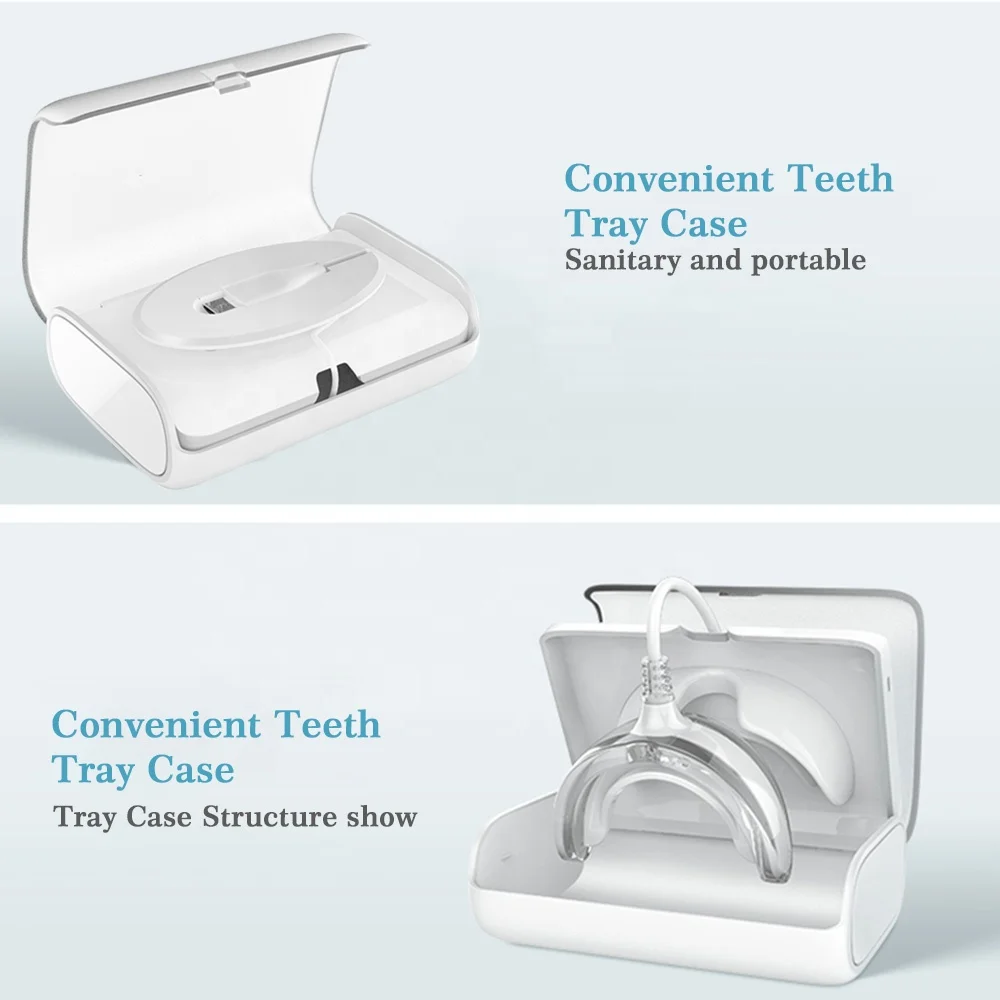 Teeth Whitening Accelerator Tray Teeth Whitening kit with gels for Sensitive Teeth, Gums, Braces Care
