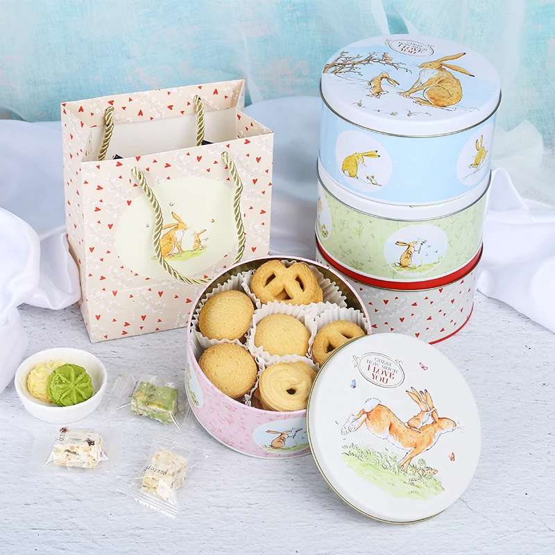 Cookie Tins Round Baking and Cake Tins for Easter, Special Occasion and Holidays