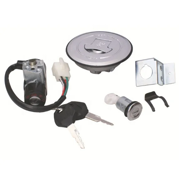 Ignition Switch Gas Cap Seat Lock Keys Set for Wangjiang Grand Gongzi WJ125-18MSX Little monkey M3