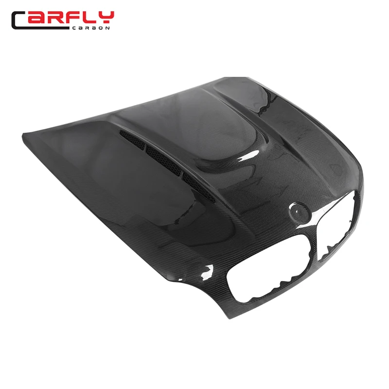 H Style Carbon Fiber Car Engine Bonnet Hood for  X6 e71