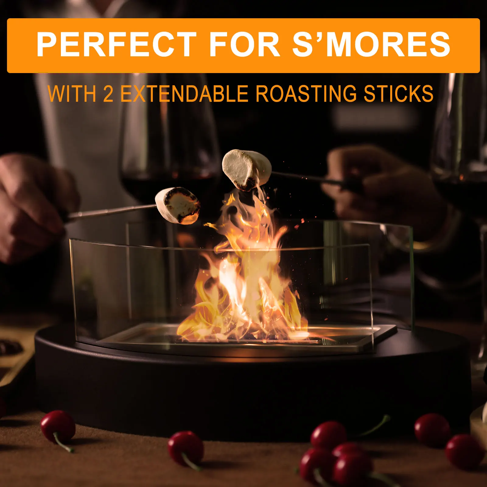 Modern portable Fire Pit Tischfeuer ethanol Burner table top fire pit bowl Bio Ethanol table fire Tabletop bioethanol Fireplaces