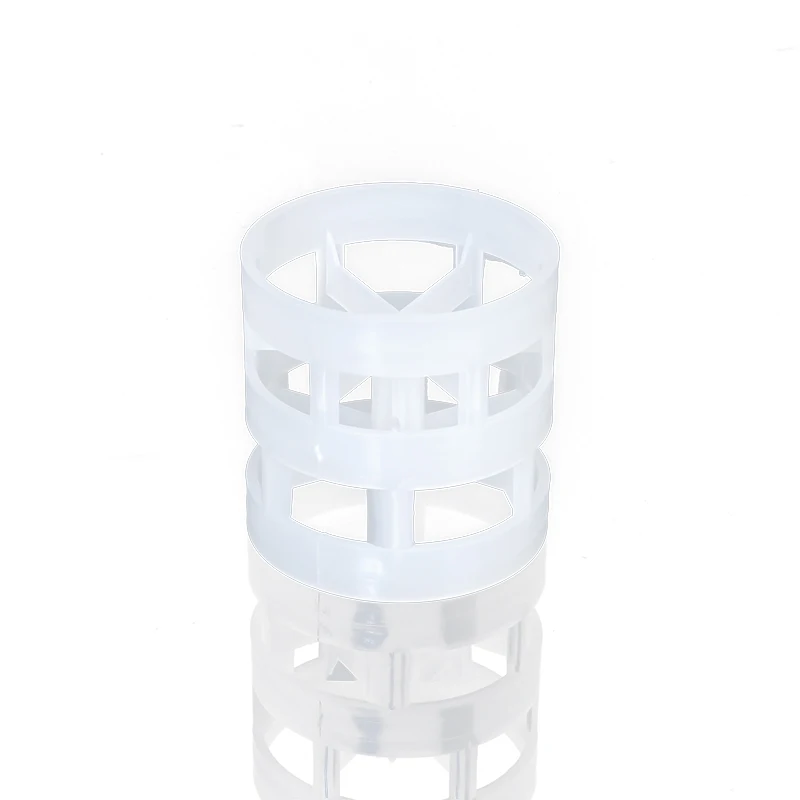Heat Resistance 16 mm 25 mm 38 mm 50 mm PP Plastic Pall Ring Tower Packing For Purifying Column