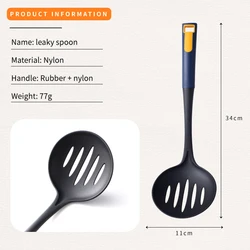 MEIJI Amazon In Stock Manufacturers Cocina Non-Stick Nylon Kitchen Cooking Utensils Set Nylon Kitchen Utensils Set