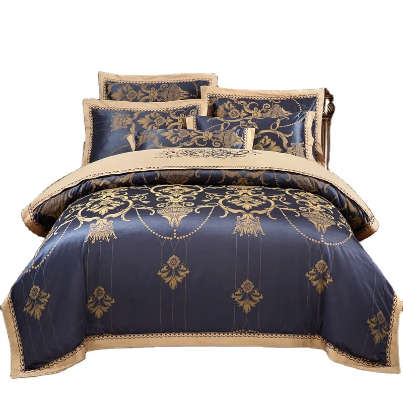 Luxury Queen King Wedding Bedding Set High Quality Super Standard %100 Cotton Duvet Cover Set Sheets for Beds Bedding Set