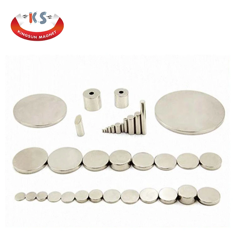 Manufacturer Super Strong Magnet  Round N35 N42 Custom Disc Magnet Rare Earth Ndfeb Permanent N52 Neodymium Magnet